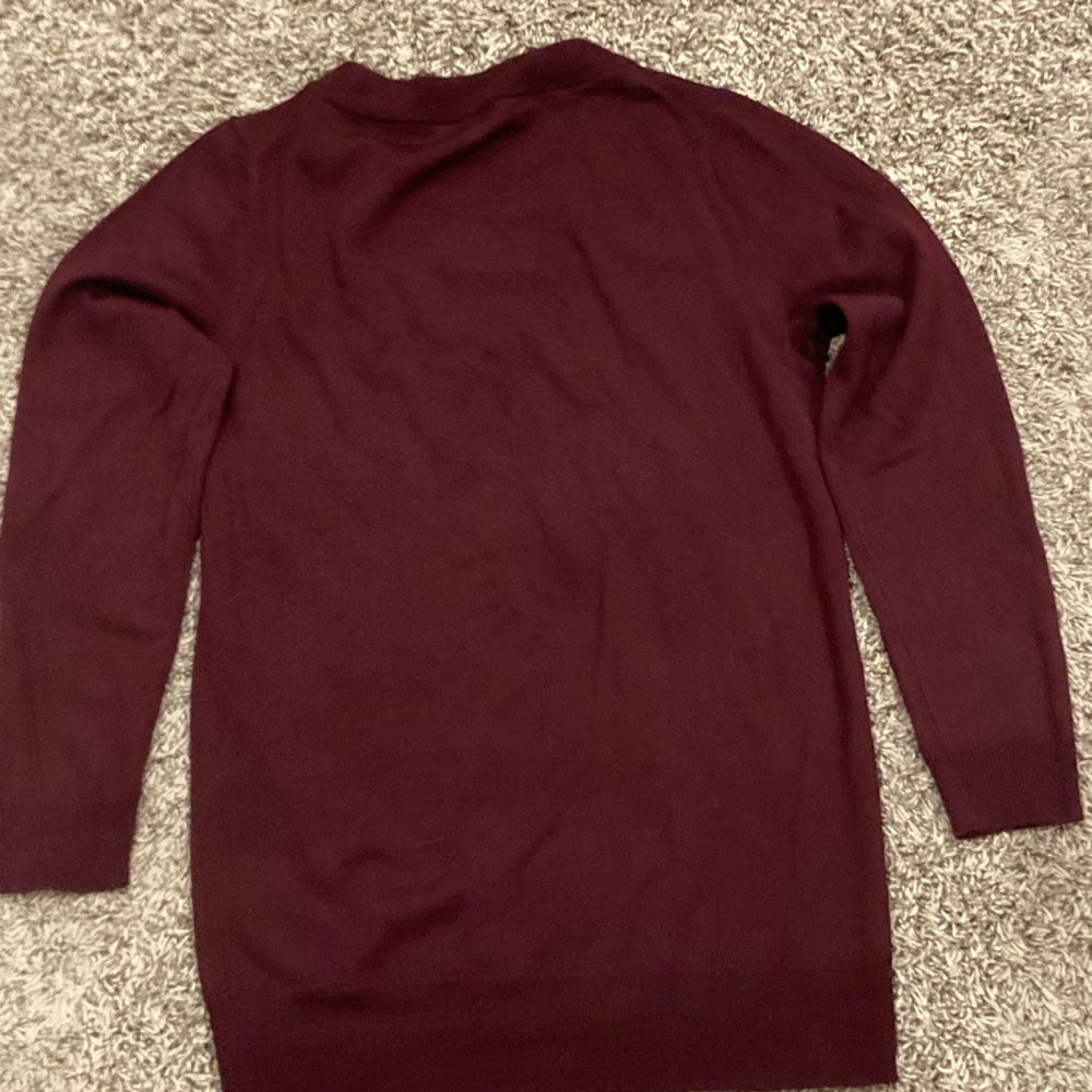 2 J. Crew Womens 100% Merino Wool Pull Over Round Neck XS Shirts 1 Blk 1 Maroon - Picture 16 of 16